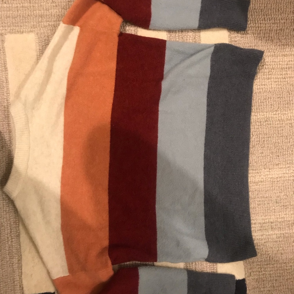 Madewell Crofton Striped Pullover Sweater in Coziest Yarn XXS - Picture 4 of 8